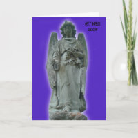 Glowing Healing Angel, Get Well Soon