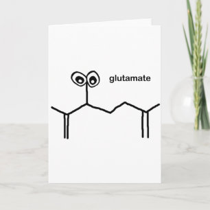 Cartão Glutamate Neurotransmitter