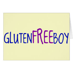 Cartão Gluten Free Boy