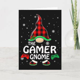Cartão Gnome Gamer Xadrez de Búfalo Correspondência Famíl