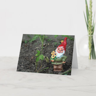 Cartão Gnome Get Well Card