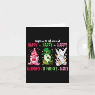 Cartão Gnome Happy Namorados Rua Patrick Páscoa Felicidad