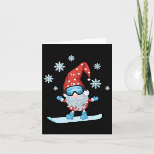 Cartão Gnome Snowboard
