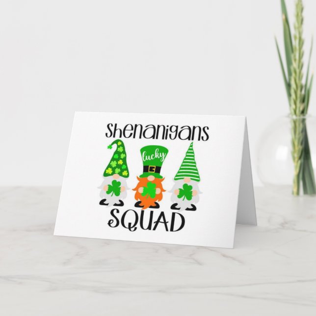 CARTÃO GNOMES DIZEM **FELIZ ANIVERSÁRIO** GRUPO (Frente)