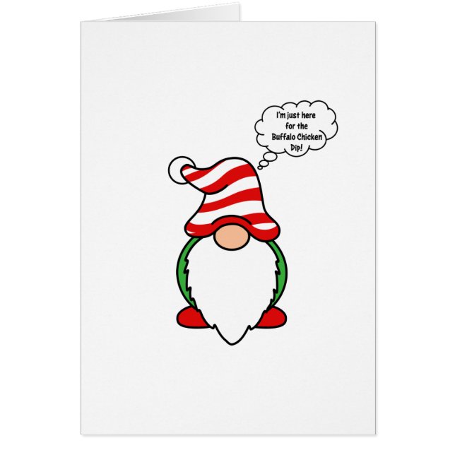 Cartão Gnomo de galinha de búfalo (Frente)