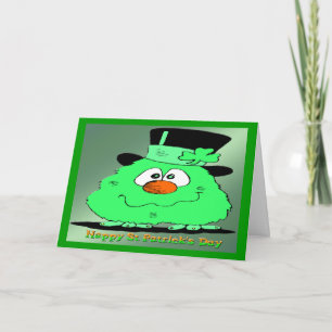 Cartão Gnomo do Dia de São Patrício