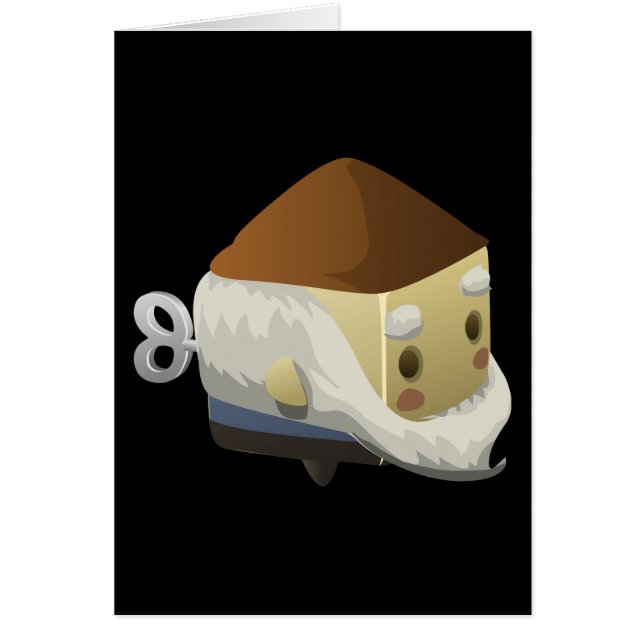 Cartão Gnomo do pulso aleatório cubimal (Frente)