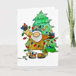 Cartão Gnomo Emaranhado Médio