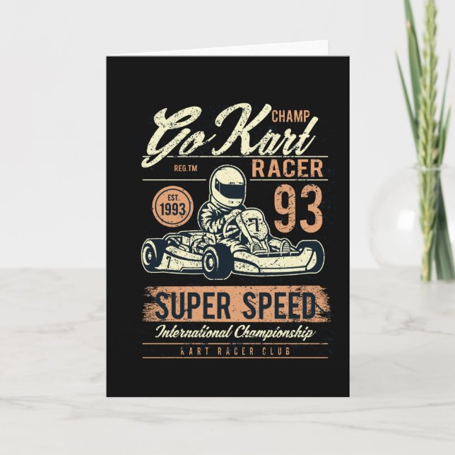 Cartão Go Kart (Frente)