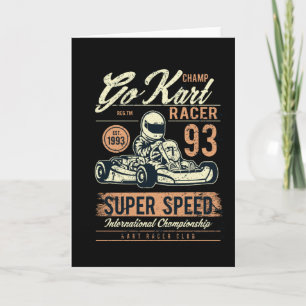 Cartão Go Kart