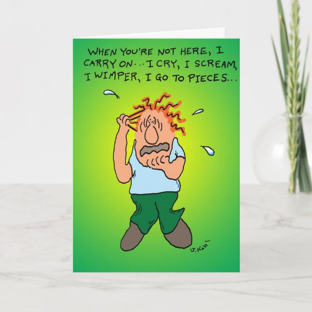 Cartão Go to pieces (Frente)