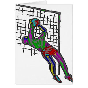 CARTÃO GOALIE DO FUTEBOL