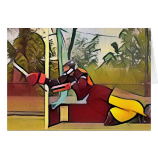 Cartão Goalie wenskaart
