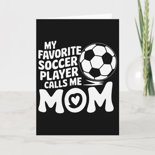 Cartão Goalkeeper Lover, My Favorite Soccer Player Calls  (Frente)