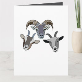 Cartão Goat Animal Funny Goat