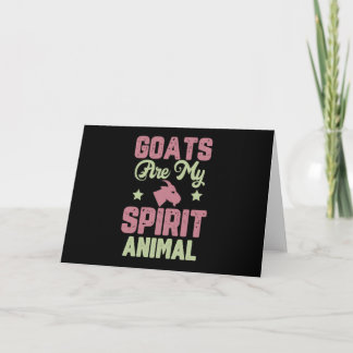 Cartão Goat design