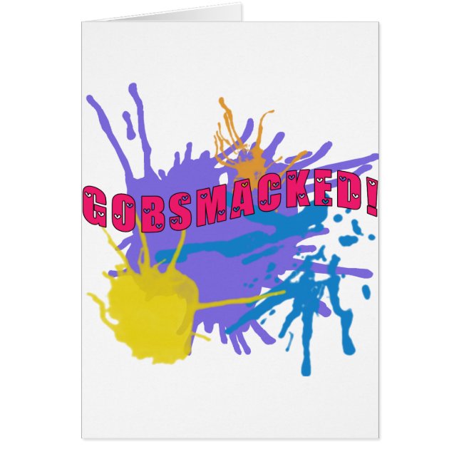 CARTÃO GOBSMACKED! (Frente)