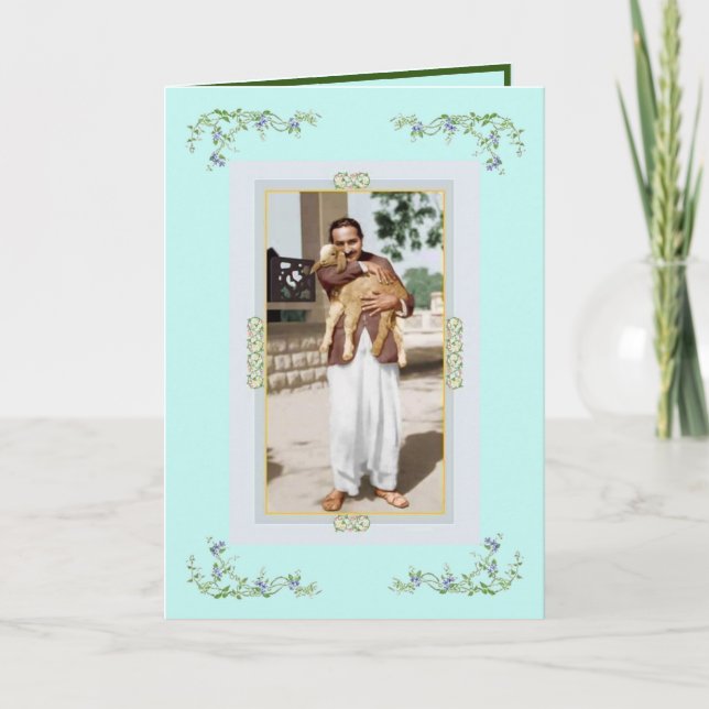 Cartão God alone is real (Frente)