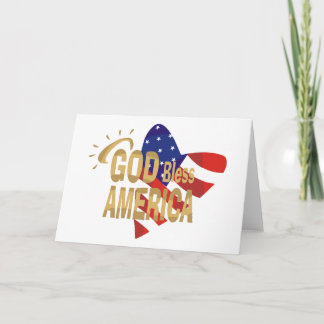 Cartão God Bless America card