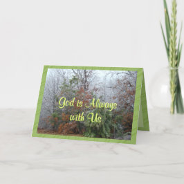 Cartão God is Alwayswith-customize any occasion