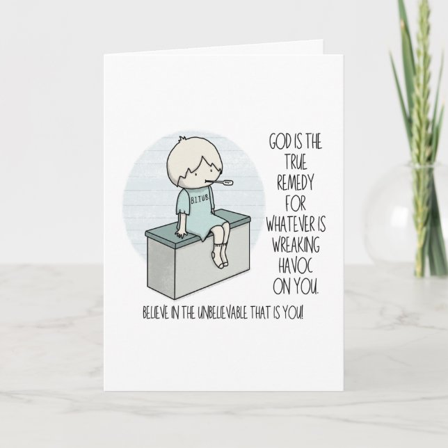 Cartão God is the Remedy (Frente)