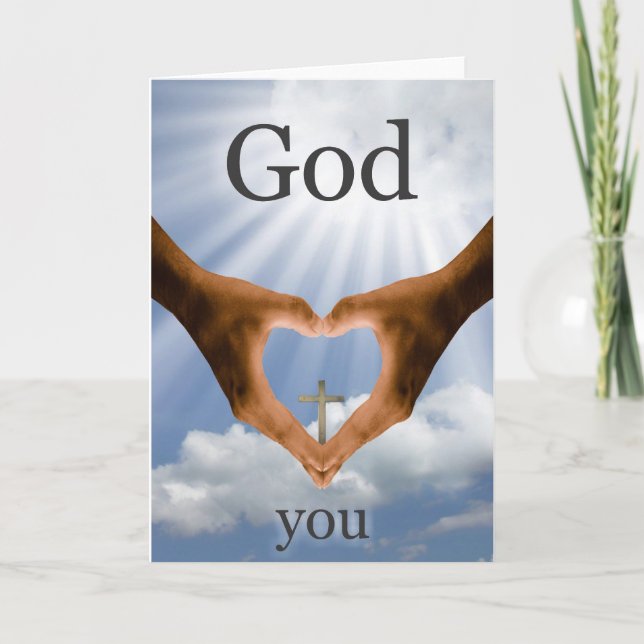 Cartão God Loves You Greeting (Frente)