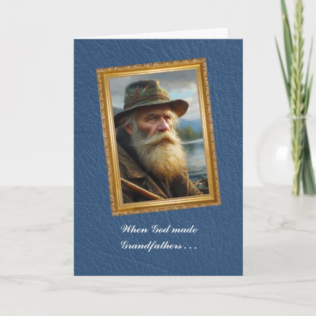 Cartão God threw away the Grandfather mold (Frente)