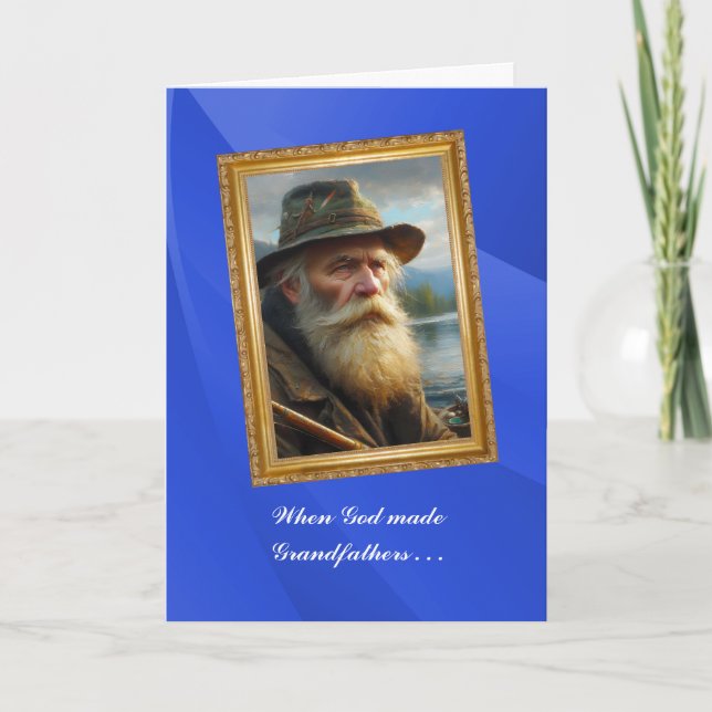 Cartão God threw away the Grandfather mold (Frente)