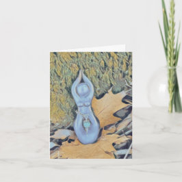 Cartão Godess no outono Woods Todas as Ocassões