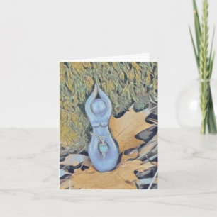 Cartão Godess no outono Woods Todas as Ocassões