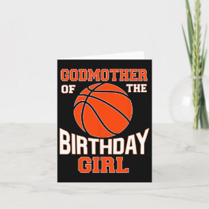 Cartão Godman Bysketbyll Birthday Girl Family Byller B