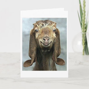 CARTÃO GODY GOAT DIZ QUE O SEU ANIVERSÁRIO ESTÁ BOM EM TI