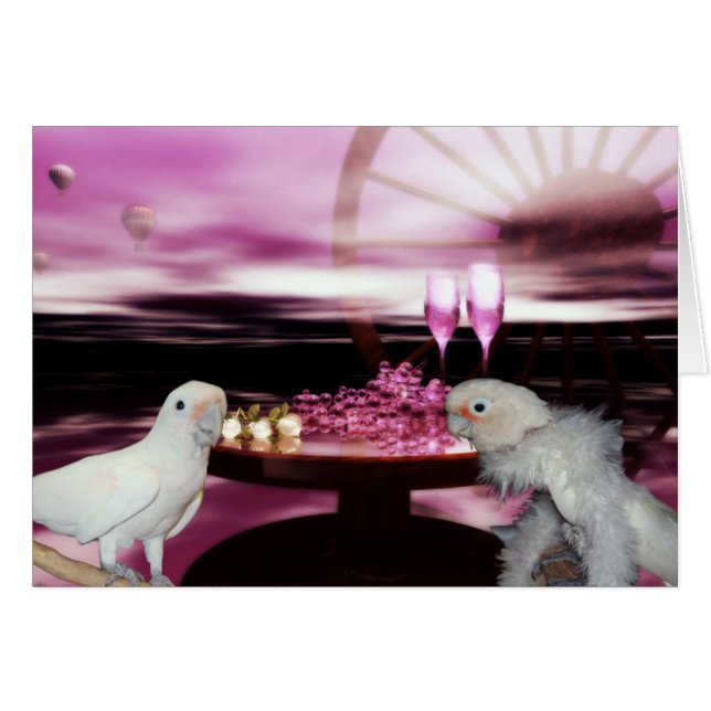 Cartão Goffin Romance (Frente horizontal)