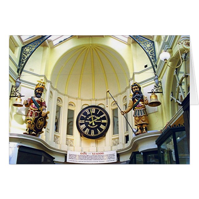 Cartão Gog & Magog (Frente Horizontal)