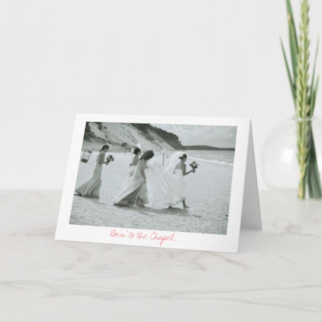 Cartão Goin' to the Chapel (Frente)