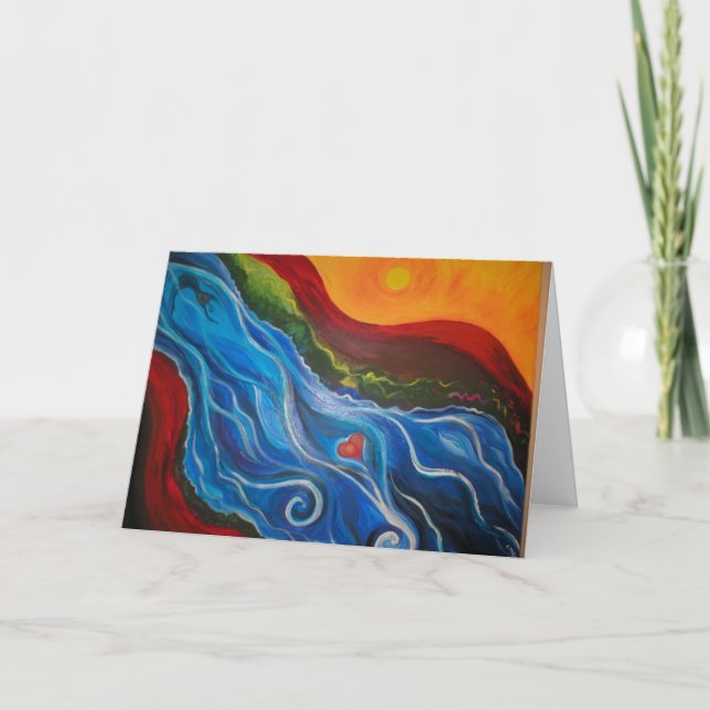 Cartão going with the flow (Frente)