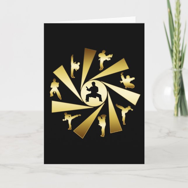 CARTÃO GOLD AND BLACK MARTIAL ARTS (Frente)