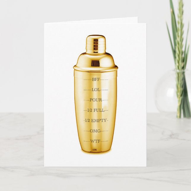 Cartão Gold Standard Birthday Card (Frente)