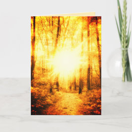 CARTÃO GOLD SUN BRIGHT SMALL GREETING CARD