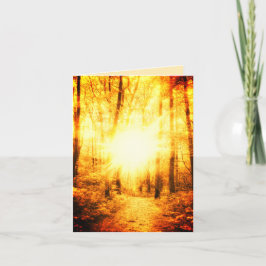 CARTÃO GOLD SUN BRIGHT SMALL GREETING CARD