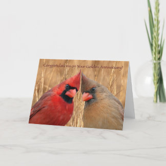 Cartão Golden Anniversary