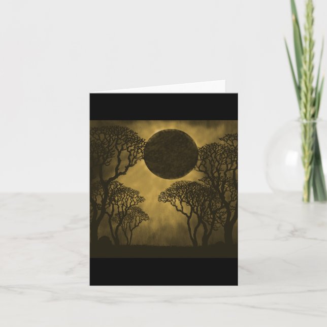 Cartão Golden Dark Forest Eclipse Card (Frente)