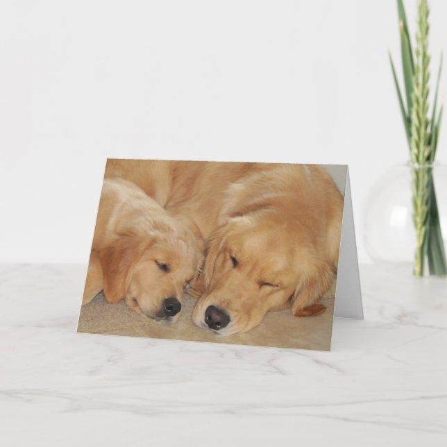 Cartão Golden Friends Greeting Card (Frente)