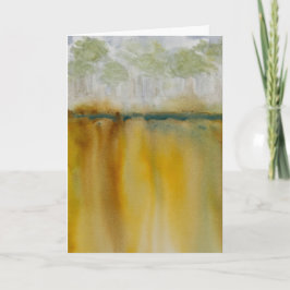 Cartão Golden Greeting Card Blank Inside 