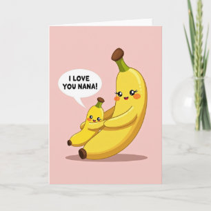 Cartão Golden Nana I Love You