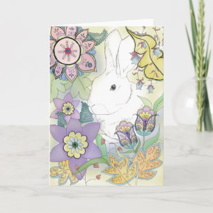 Cartão Golden Rabbit Greeting Card