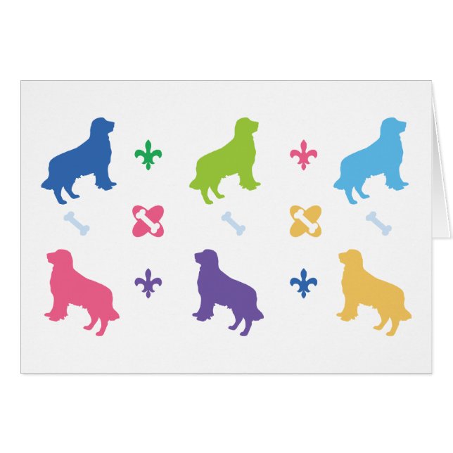 Cartão Golden retriever (Frente Horizontal)