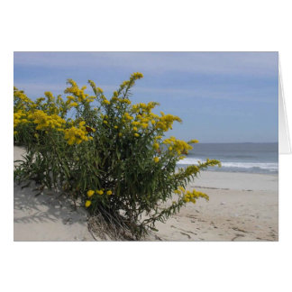 Cartão Goldenrod pelo mar