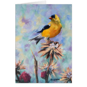 Cartão Goldfinch Fine Art