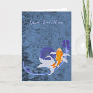 Cartão Goldfish Greeting Card